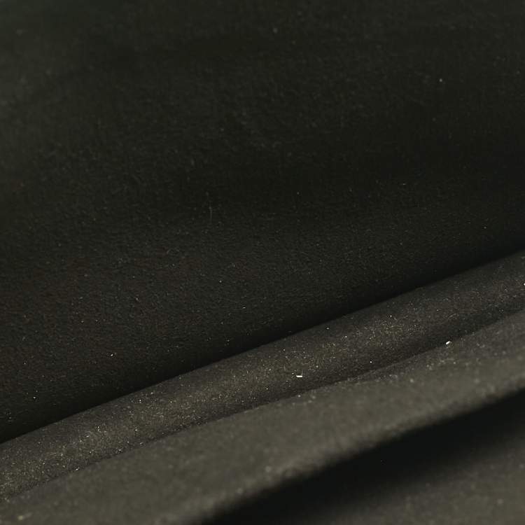 Pre Owned Dolce & Gabbana Green Leather Small Rosalia Shoulder Bag