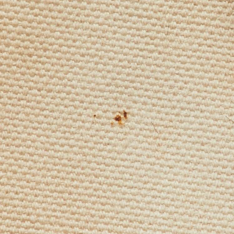 Pre Owned Dolce & Gabbana Beige/Brown Canvas and Leather Miss Pocket Tote