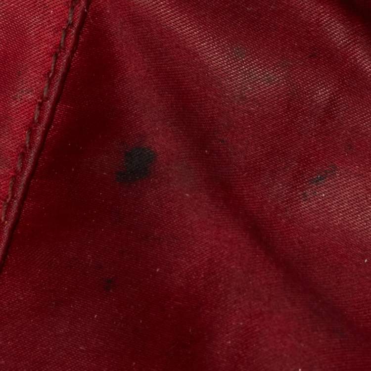 Pre Owned Dolce & Gabbana Black Pleated Leather Chain Clutch