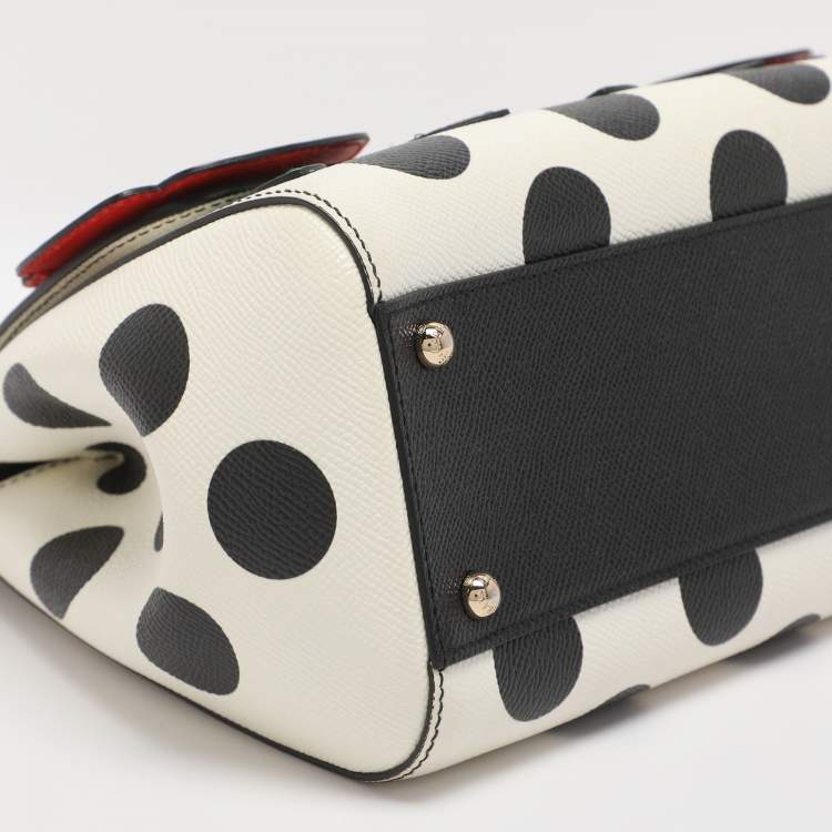 Pre Owned حقيبة دولتشي أند غابانا ميس سيسيلي متوسطة يد علوية جلد أحمر