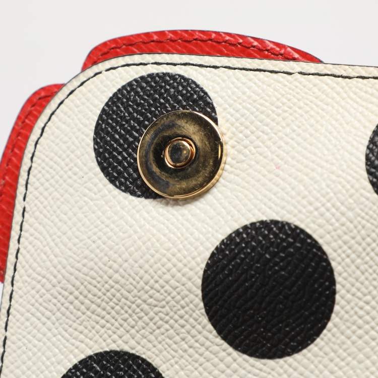 Pre Owned حقيبة دولتشي أند غابانا ميس سيسيلي متوسطة يد علوية جلد أحمر