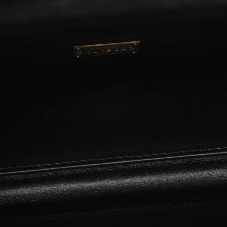 Pre Owned حقيبة كلتش دولتشي أند غابانا صندوقية دانتيل أسود