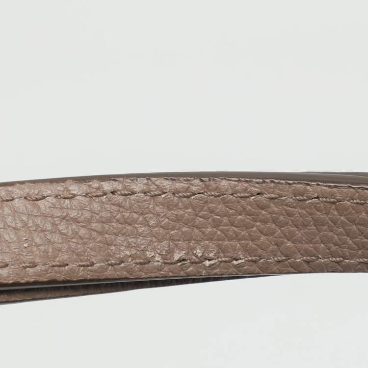 Pre Owned Dolce & Gabbana Sicily Beige Leather Top Handle Bag