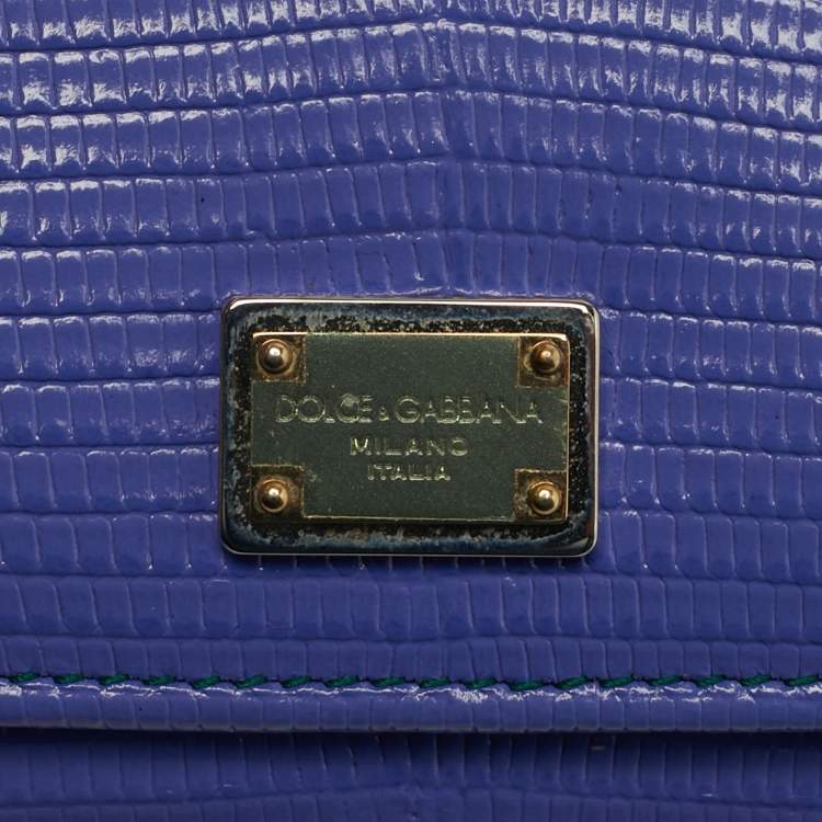 مملوكة مسبقًا حقيبة كلتش دولتشي أند غابانا DG جلد أصفر ديسكو