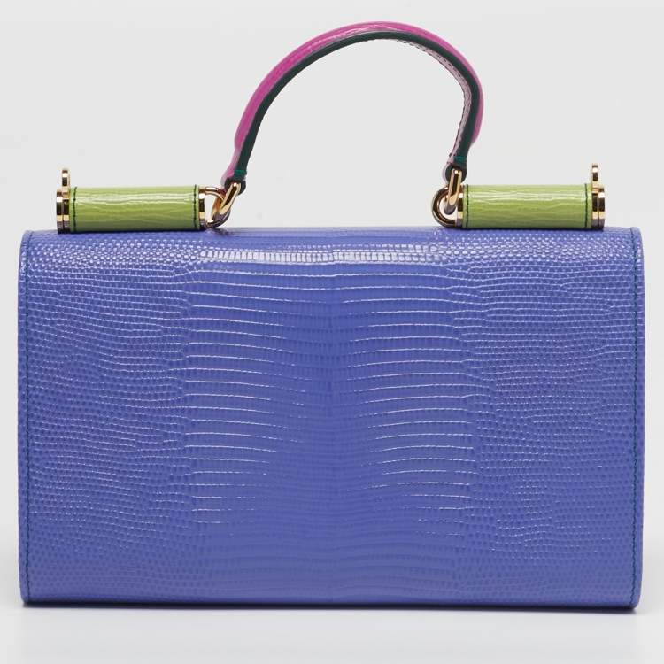 مملوكة مسبقًا حقيبة كلتش دولتشي أند غابانا DG جلد أصفر ديسكو