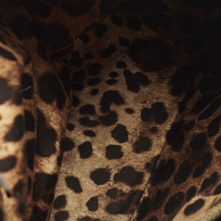 Pre Owned Dolce & Gabbana Miss Escape Zip Black Leather Tote