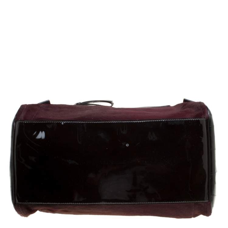 Pre Owned Dolce and Gabbana Multicolor Calfhair/Suede/Leather and Exotic Skin Miss Easy Way Boston Bag