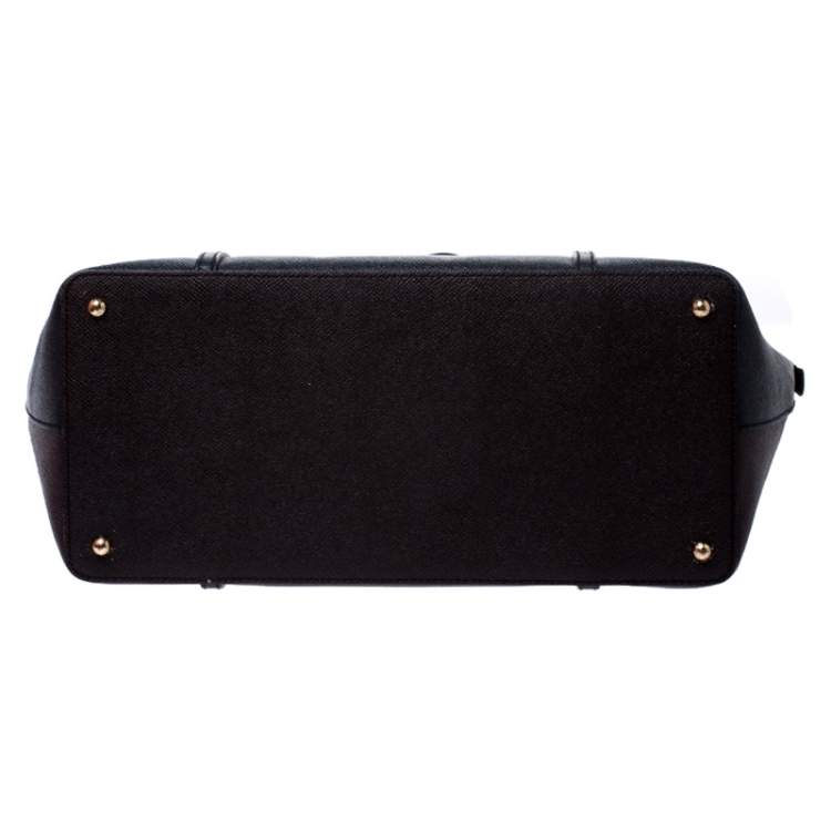Pre Owned Dolce & Gabbana Dark Blue Leather Miss Escape Tote 