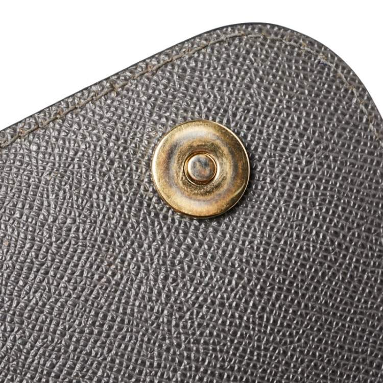 Pre Owned Dolce & Gabbana Dark Grey Leather Medium Miss Sicily Top Handle Bag