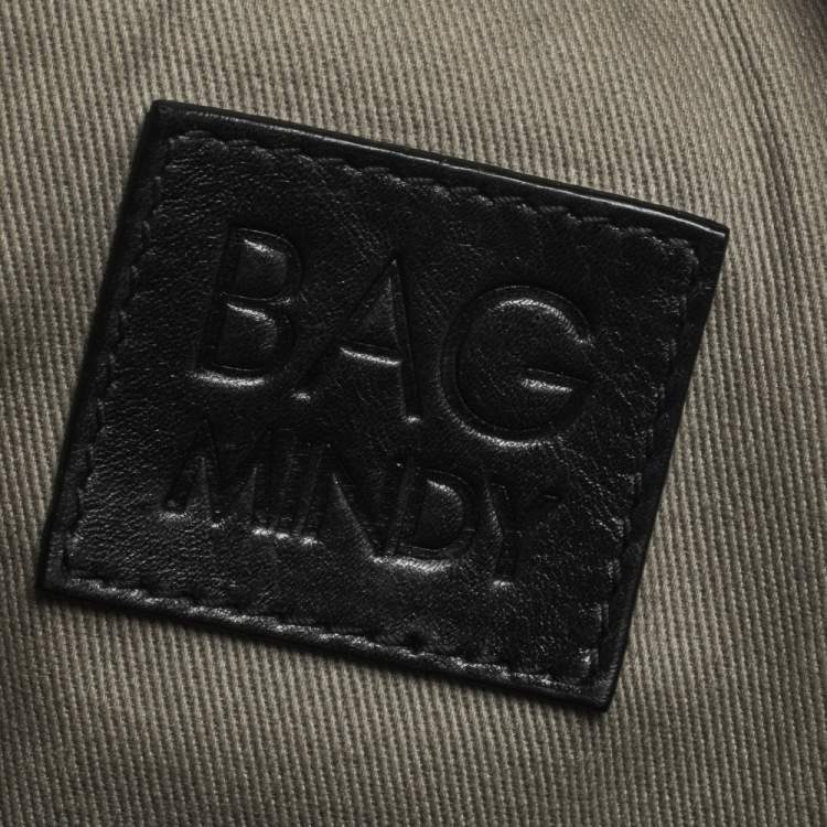 Pre Owned D&G Black/Brown Leather Crossbody Bag