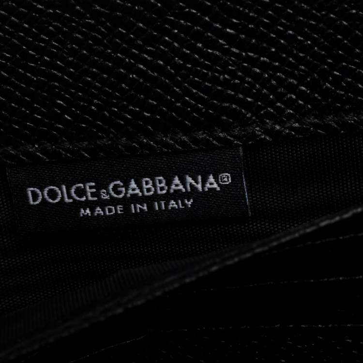 Pre Owned Dolce & Gabbana Leopard Print Coated Canvas Zip Around Wallet