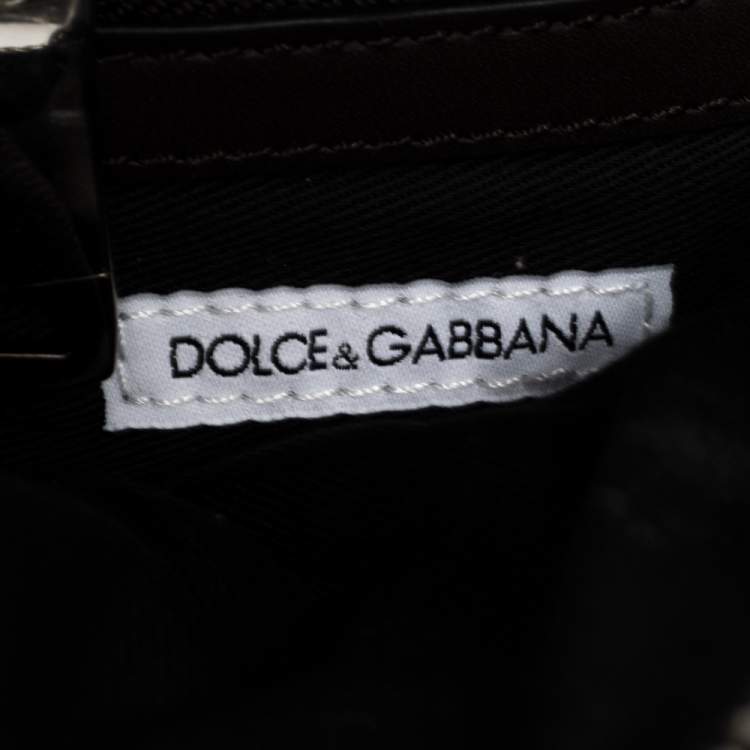 Pre Owned Dolce & Gabbana Beige Leopard Print Fabric Round Crossbody Bag