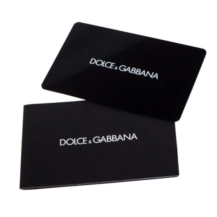 Pre Owned Dolce & Gabbana Multicolor Floral Print Leather Flap Continental Wallet