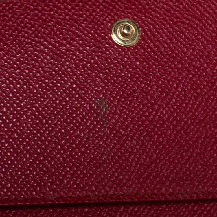 Pre Owned Dolce & Gabbana Multicolor Floral Print Leather Flap Continental Wallet