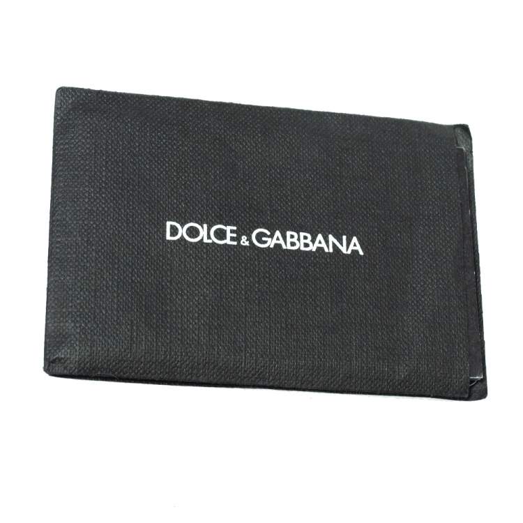 Pre Owned Dolce & Gabbana Black Lizard Embossed Leather Welcome Top Handle Bag