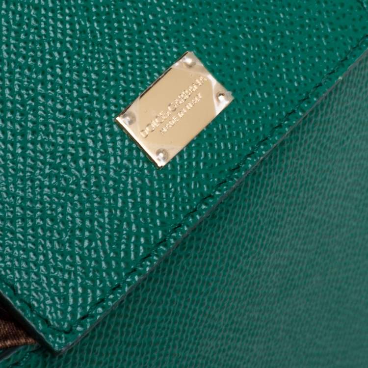 Pre Owned Dolce & Gabbana Multicolor Leather Medium Embellished Miss Sicily Top Handle Bag