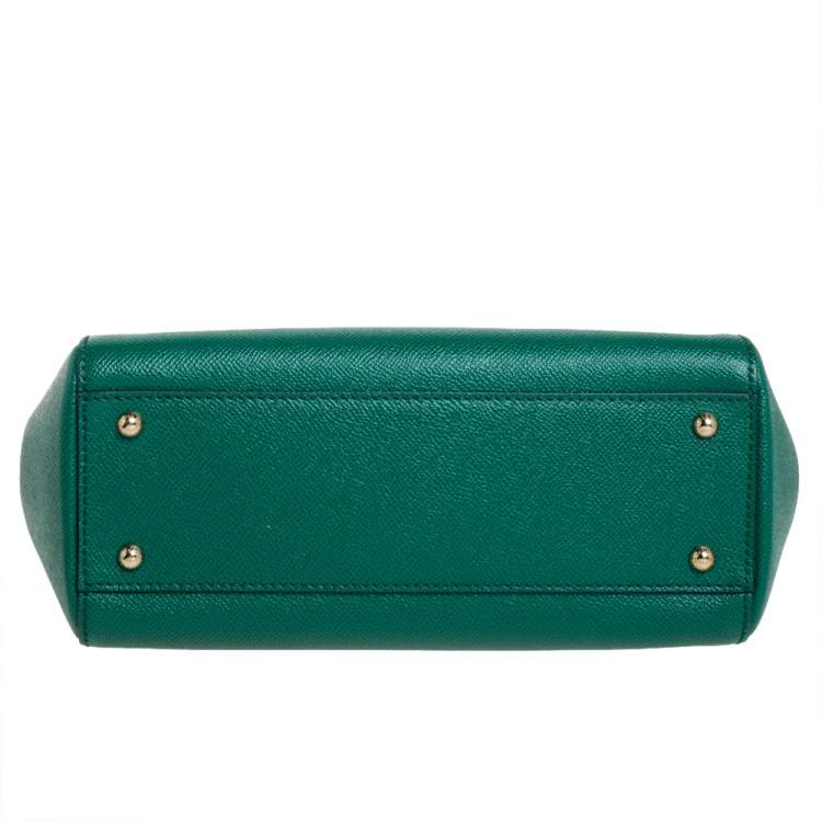 Pre Owned Dolce & Gabbana Multicolor Leather Medium Embellished Miss Sicily Top Handle Bag