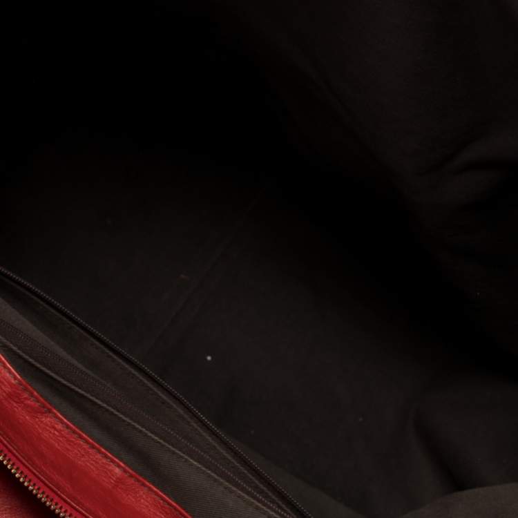Pre Owned Dolce & Gabbana Red Leather XX Anniversary Edition Bag