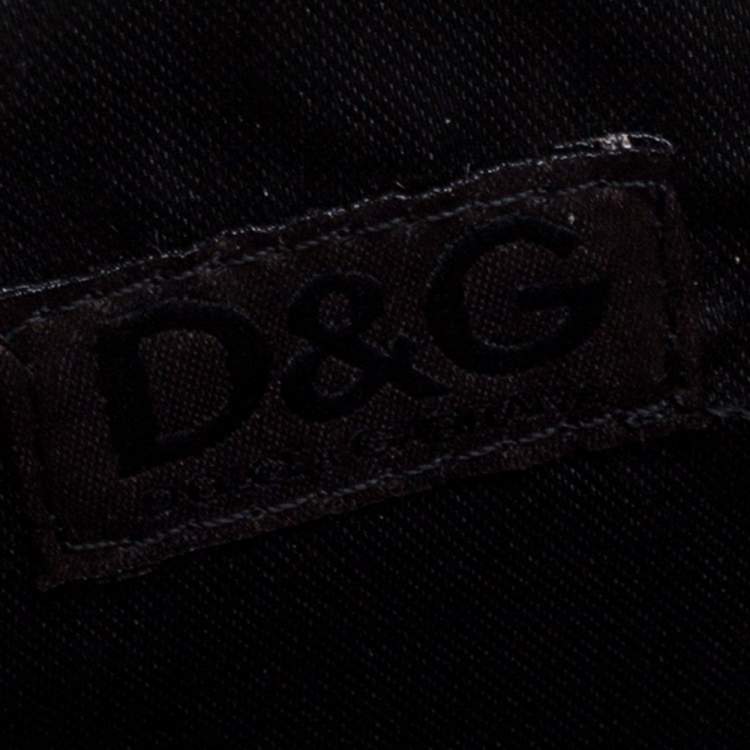 Pre Owned Dolce & Gabbana Brown Leopard Print Velvet Clutch