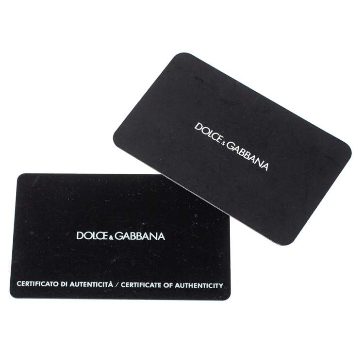Pre Owned Dolce & Gabbana Black Leather Padlock Top Handle Bag