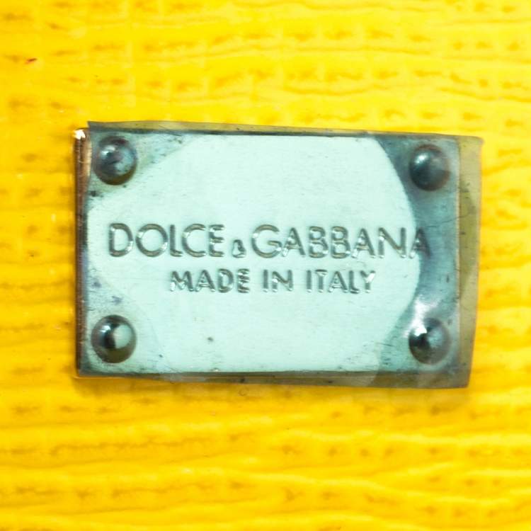 Pre Owned Dolce and Gabbana Multicolor Leather Small Miss Sicily Top Handle Bag