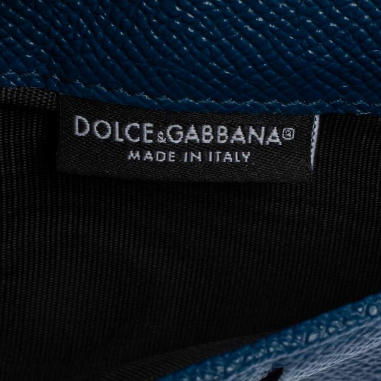 Pre Owned Dolce & Gabbana Multicolor Floral Print Leather Miss Sicily Von Wallet on Chain