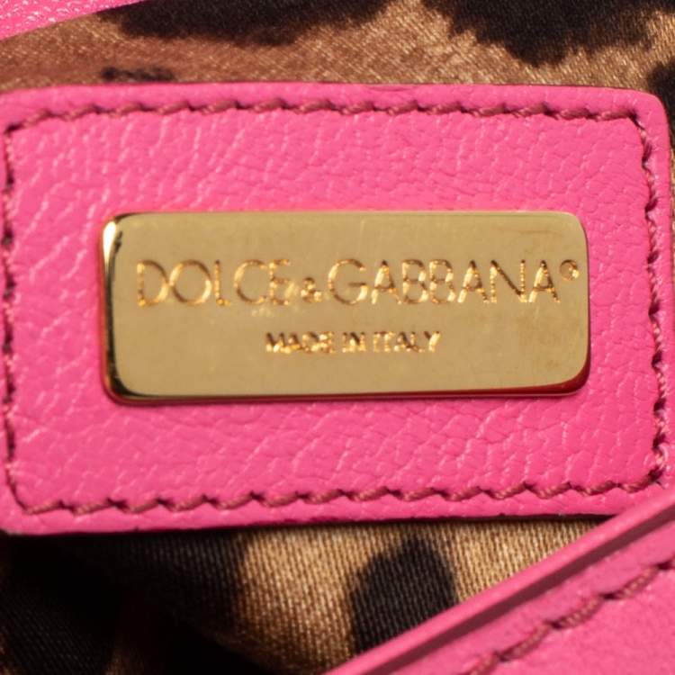 مملوكة مسبقًا Dolce & Gabbana Multicolor Woven Straw, Leather and Python Small Miss Sicily Top Handle Bag