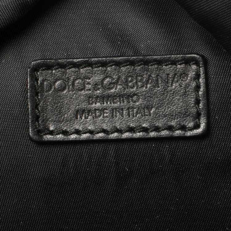 Pre Owned Dolce & Gabbana Bambino Black Nylon Backpack