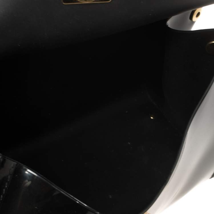 Pre Owned Dolce & Gabbana Black Rubber Small L'amore È Bellezza Miss Sicily Top Handle Bag