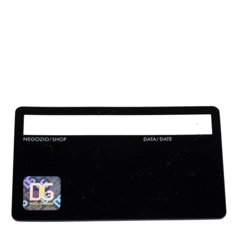 Pre Owned Dolce & Gabbana Gold/Black Patent and Leather Miss Pretty Lock Clutch