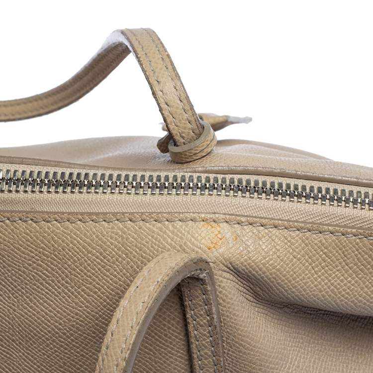 Pre Owned Dolce & Gabbana Grey Leather Escape Tote