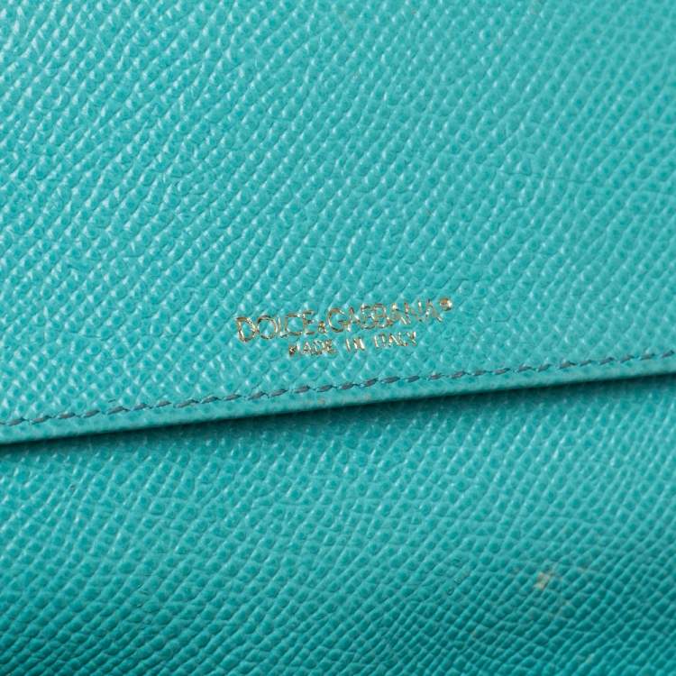Pre Owned Dolce & Gabbana Brown Leopard Print Leather Dauphine Continental Wallet