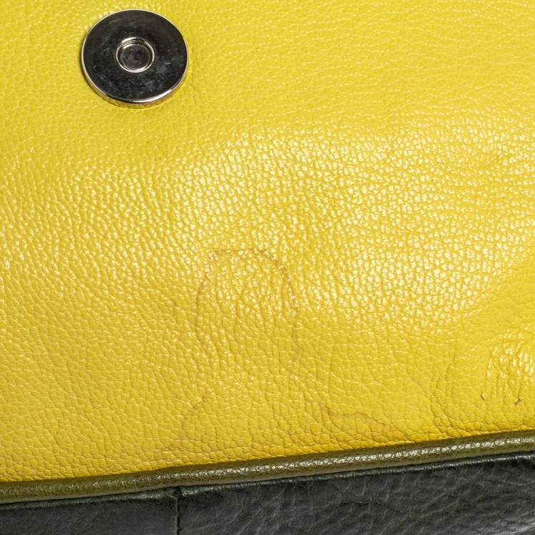 Pre Owned Dolce & Gabbana Multicolor Leather and Calfhair Miss Sexy Baguette Bag