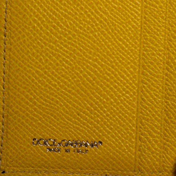 Pre Owned Dolce & Gabbana Brown/Black Leopard Print Coated Canvas French Wallet