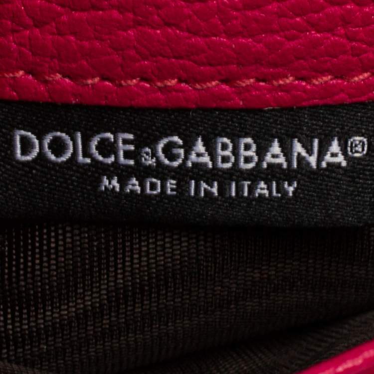 Pre Owned Dolce & Gabbana Multicolor Leather Miss Sicily Von Wallet on Chain