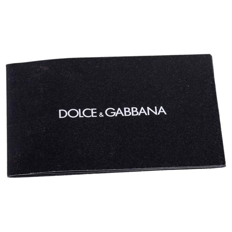 Pre Owned Dolce & Gabbana Grey Lizard Embossed Leather Medium Miss Sicily Bag