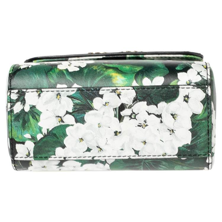 Pre Owned Dolce & Gabbana Multicolor Leather Embellished Chain Bag
