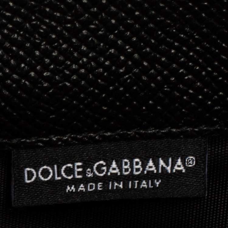 Pre Owned Dolce & Gabbana Multicolor Printed Leather Sicily Smart Gloss Wallet on Chain