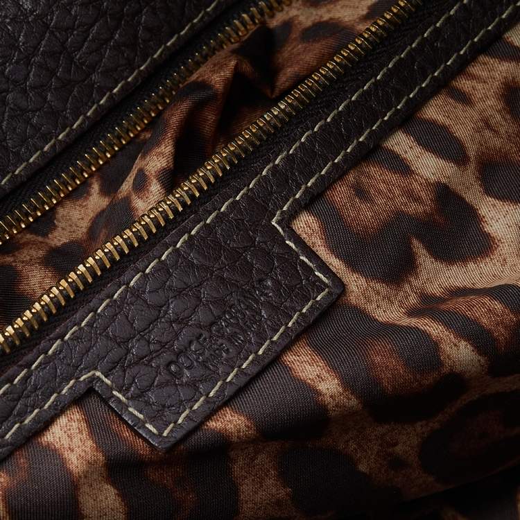 Pre Owned Dolce & Gabbana Brown Leather Satchel