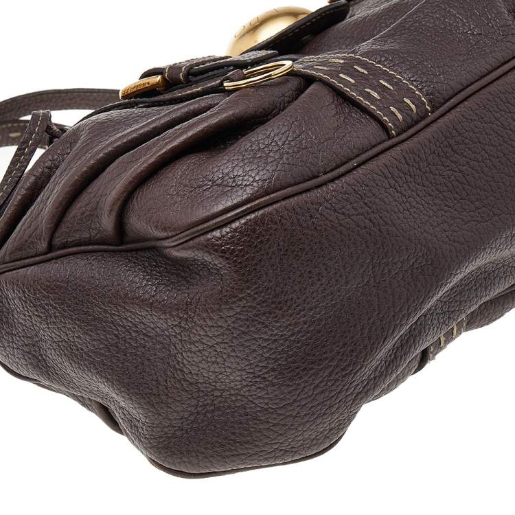 Pre Owned Dolce & Gabbana Brown Leather Satchel