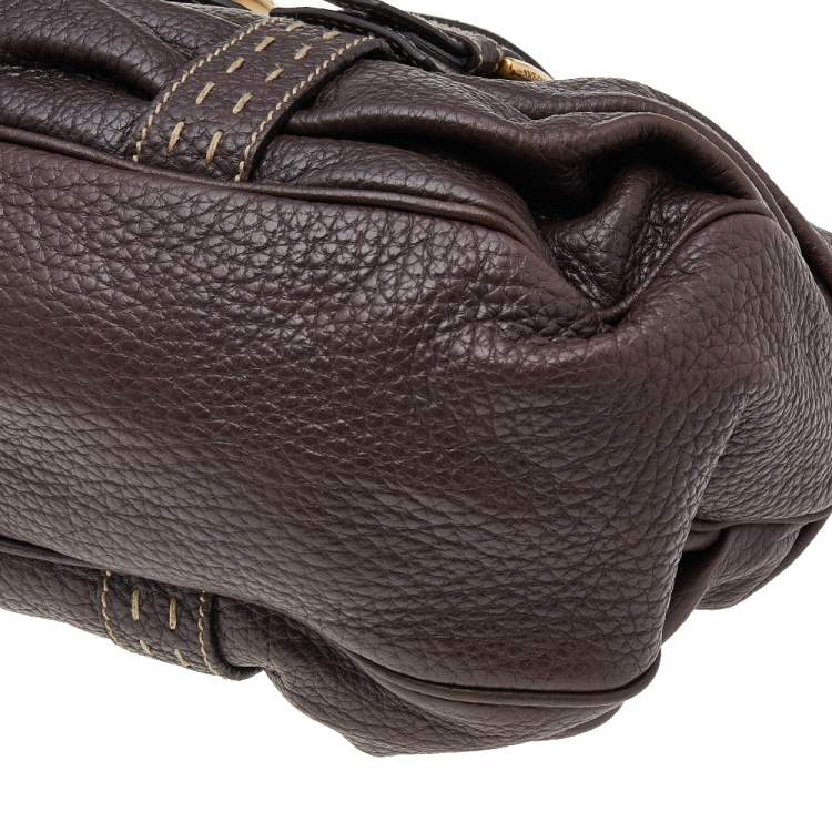 Pre Owned Dolce & Gabbana Brown Leather Satchel