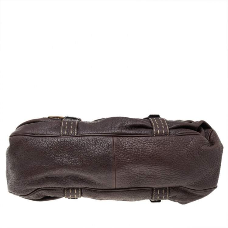 Pre Owned Dolce & Gabbana Brown Leather Satchel