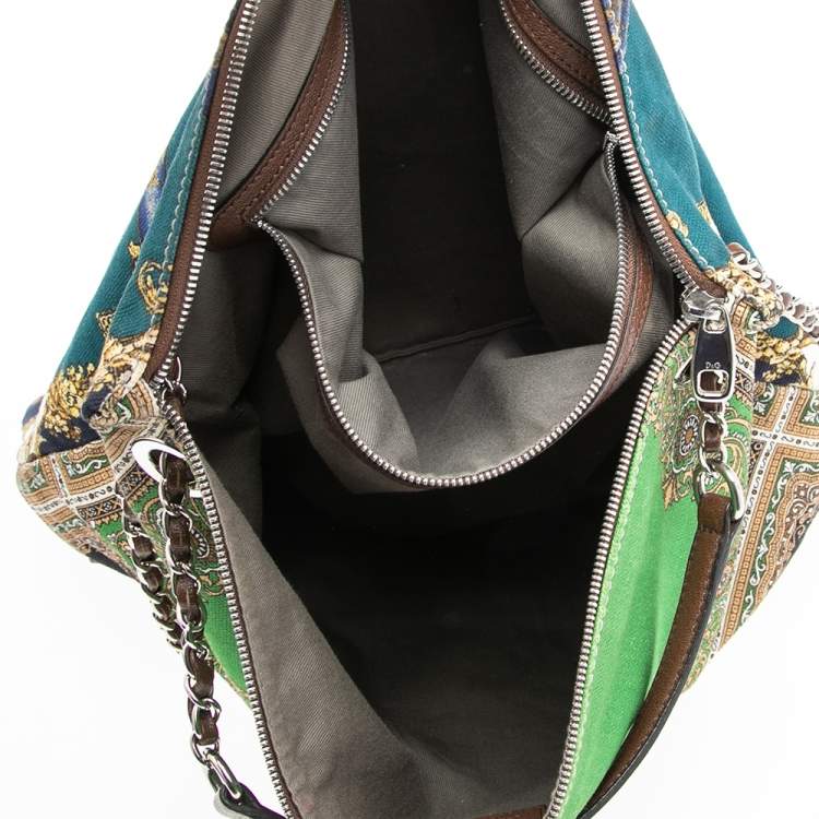 Pre Owned Dolce & Gabbana Multicolor Printed Canvas Tote
