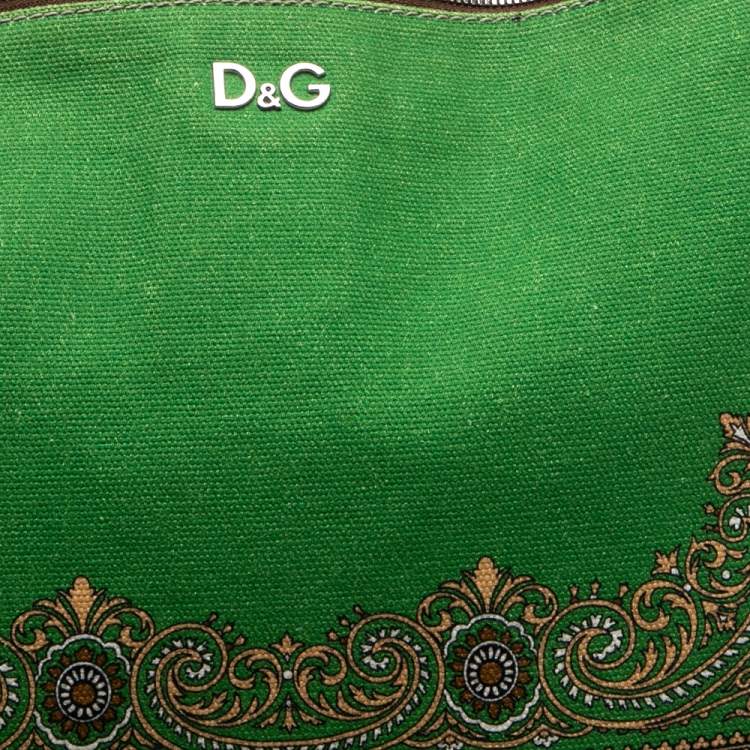 Pre Owned Dolce & Gabbana Multicolor Printed Canvas Tote