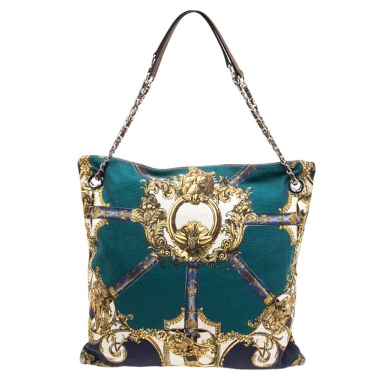 Pre Owned Dolce & Gabbana Multicolor Printed Canvas Tote