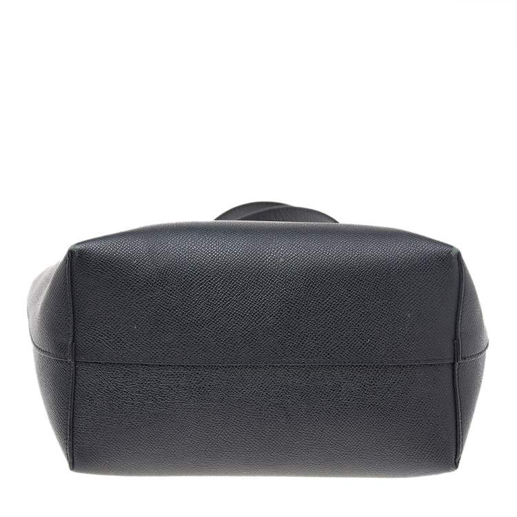 Pre Owned Dolce & Gabbana Black Leather Beatrice Tote