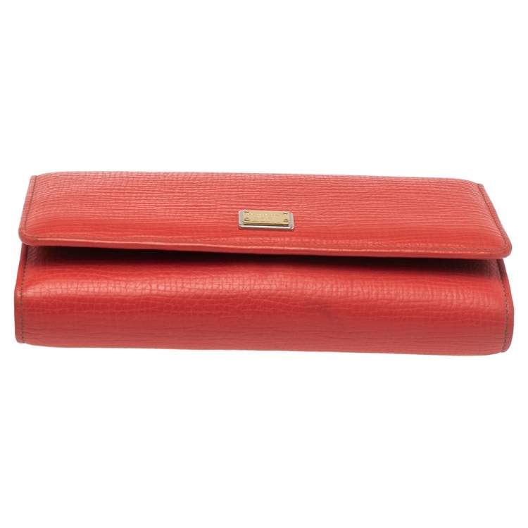 Pre Owned Dolce & Gabbana Multicolor Leather Miss Sicily Von Wallet on Chain