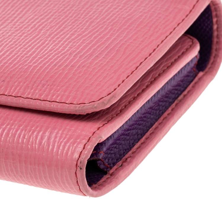 Pre Owned Dolce & Gabbana Multicolor Leather Miss Sicily Von Smartphone Bag