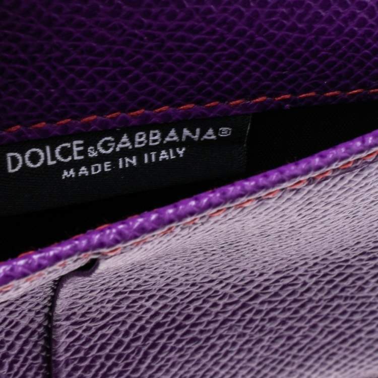 Pre Owned Dolce & Gabbana Multicolor Leather Miss Sicily Von Smartphone Bag