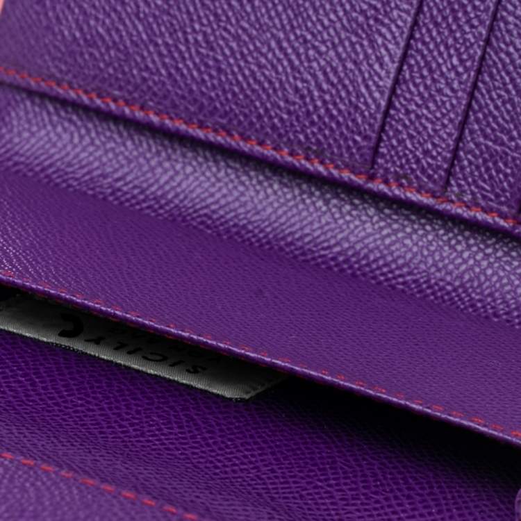 Pre Owned Dolce & Gabbana Multicolor Leather Miss Sicily Von Smartphone Bag